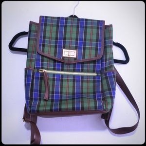 Adorable Plaid Backpack